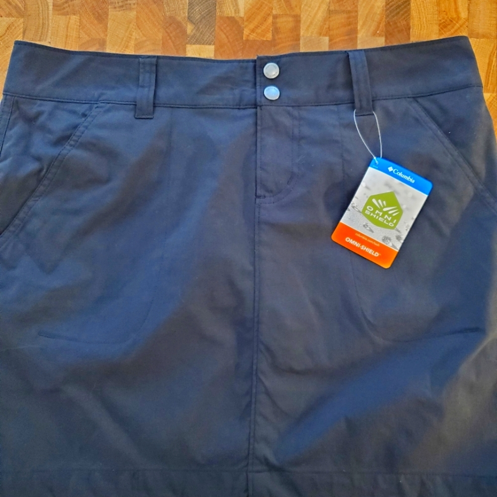 Columbia Skort, OmniShield, Black, Women's 10